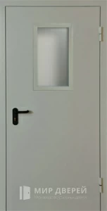 Однопольная входная дверь со стеклопакетом №2 Цена за м2 внешняя - фото