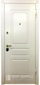 Дверь входная светлая снаружи №5 внешняя - фото