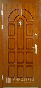 Стальная дверь с МДФ в квартиру №37 внутренняя - фото