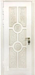 Уличная входная дверь в дом №22 внутренняя - фото