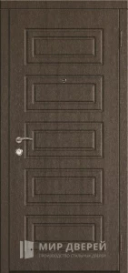 Железная дверь с МДФ для загородного дома №16 внешняя - фото